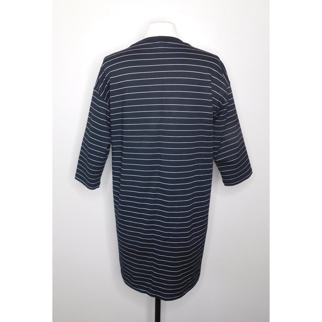 & OTHER STORIES Striped T-Shirt Dress Black & White Knit Pullover Stripe Size 4