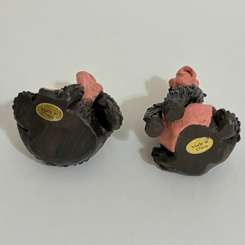 Vintage Pete Apsit NOAH'S ARK Set Two 2 Gorillas Apes Gordo Gouda Animal Figures