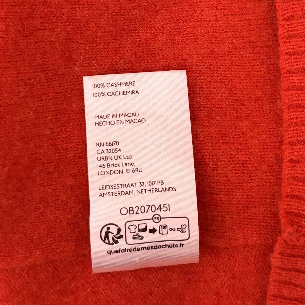 FREE PEOPLE Cashmere Mila Sweater Crew Neck Pullover Knit Oversized X-Large
