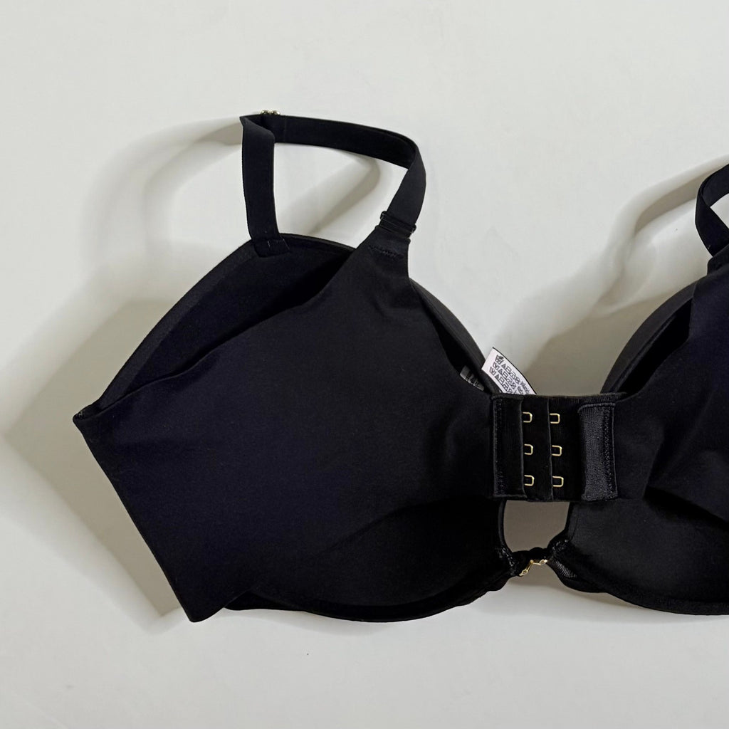 VICTORIA'S SECRET Black Push-Up Convertible Bra Padded Solid 38DD