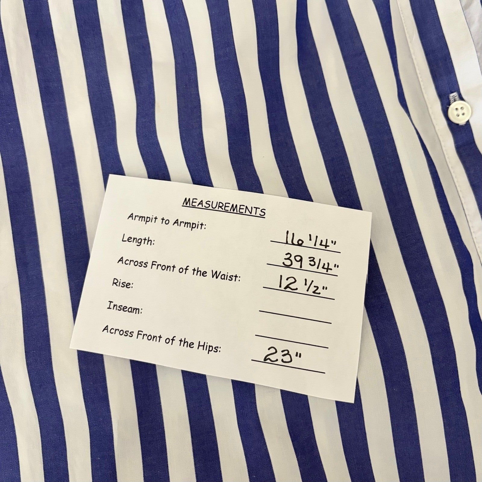 J. CREW Lighthouse Tie Waist Shirtdress Blue White Stripe Shirt Dress Size 0