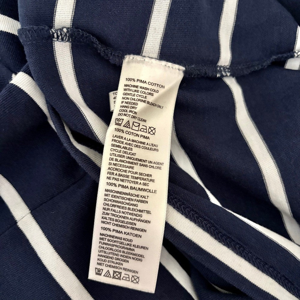 NWT!! TOMMY BAHAMA Floricita Stripe Shift Dress Navy Blue White Stripe X-Small