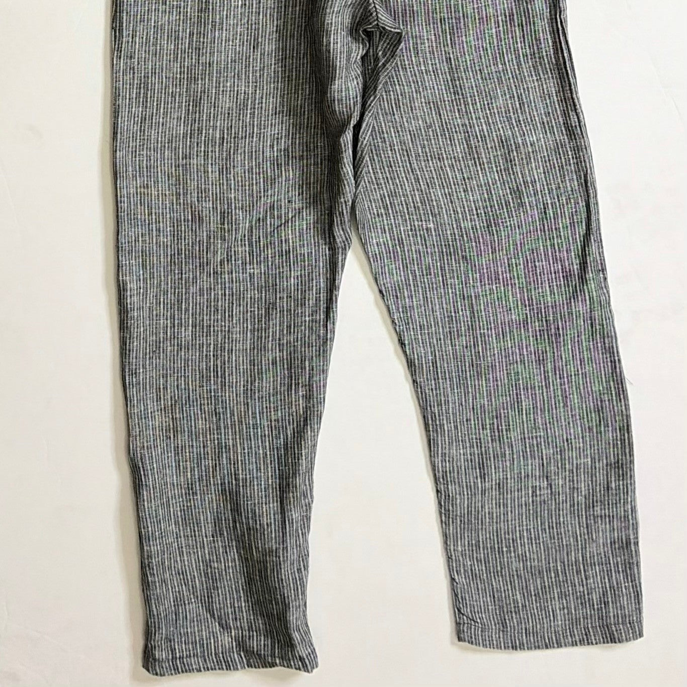 CLEOBELLA Nysa Striped Jumpsuit Tapered Legs Green Utility Cotton Preppy Small
