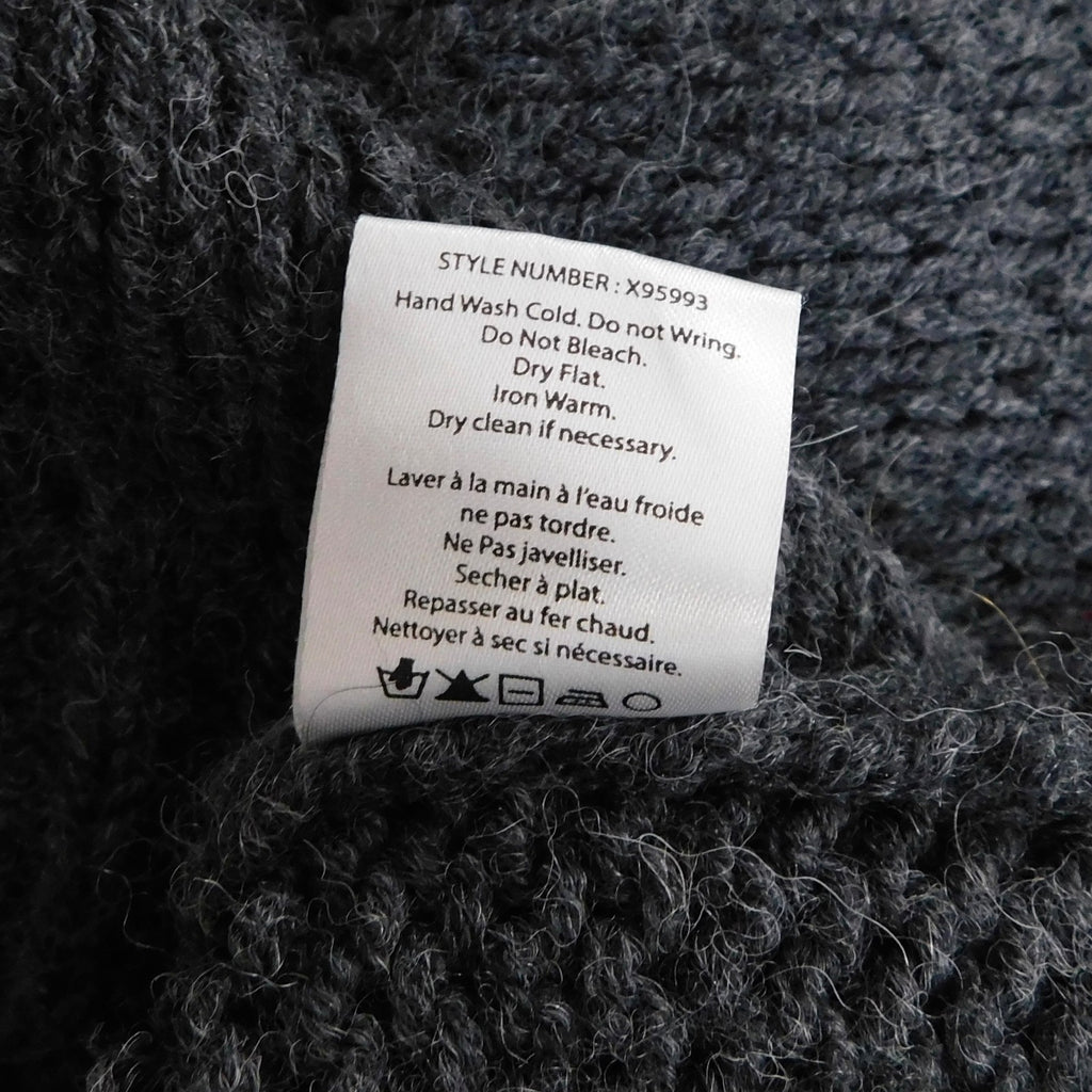 XIRENA Teton Aprés Ski Sweater Alpaca Gray Colorful Stripes Sporty Apres X-Small