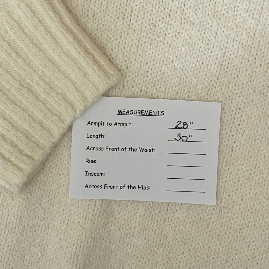 Revolve FREE PEOPLE Brookside Tunic Sweater Ivory Slouchy Solid Scoop Large