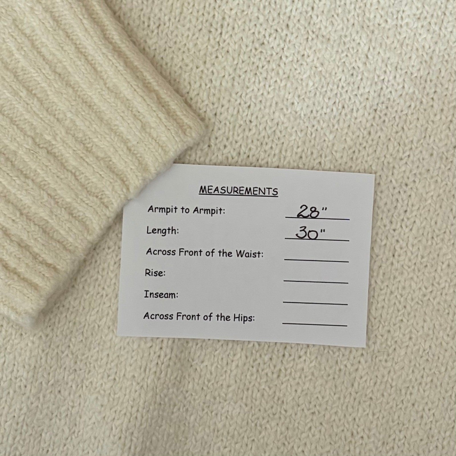 Revolve FREE PEOPLE Brookside Tunic Sweater Ivory Slouchy Solid Scoop Large