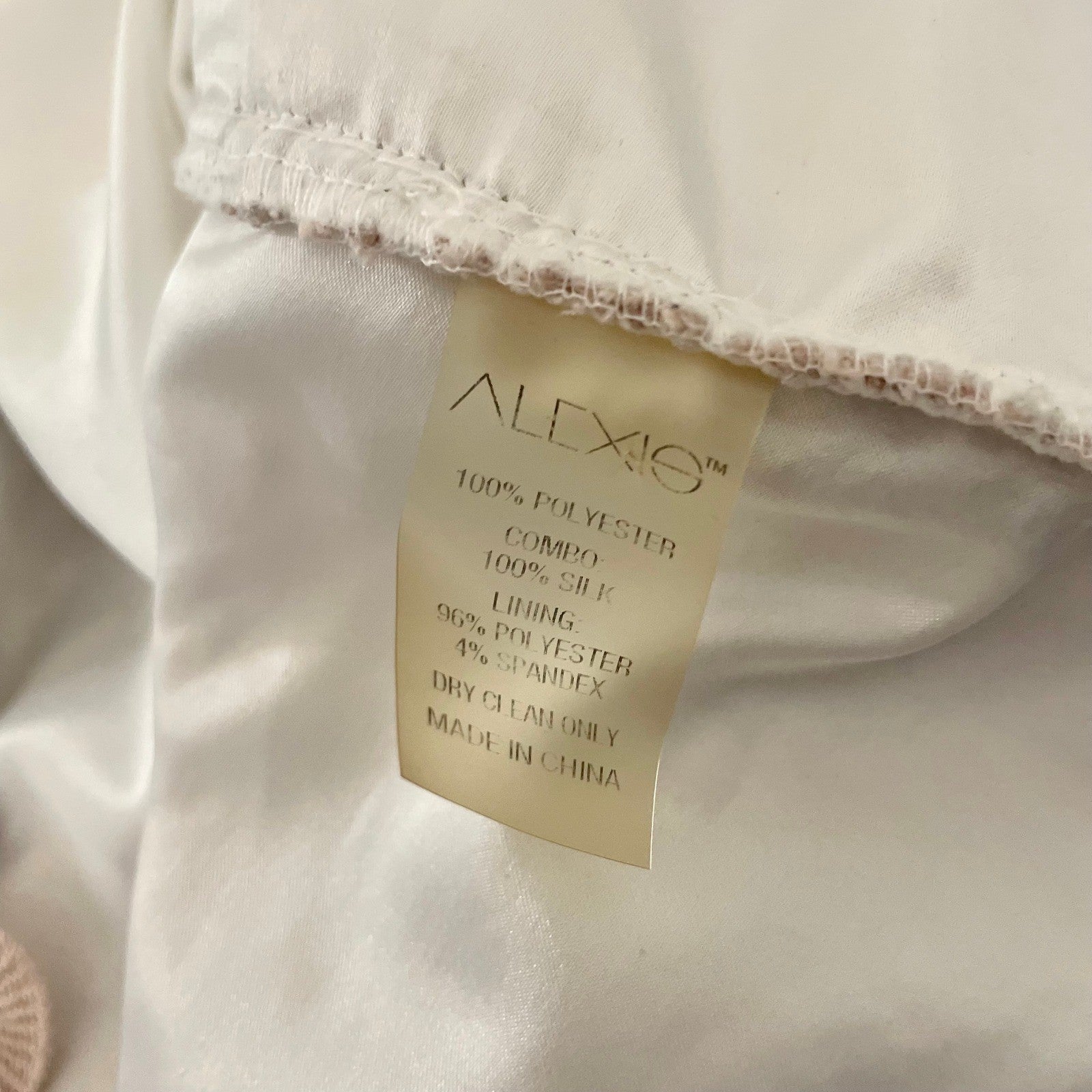 Revolve ALEXIS Finn Lace Off Shoulder Top Blouse Blush Pink Silk Lacey X-Small