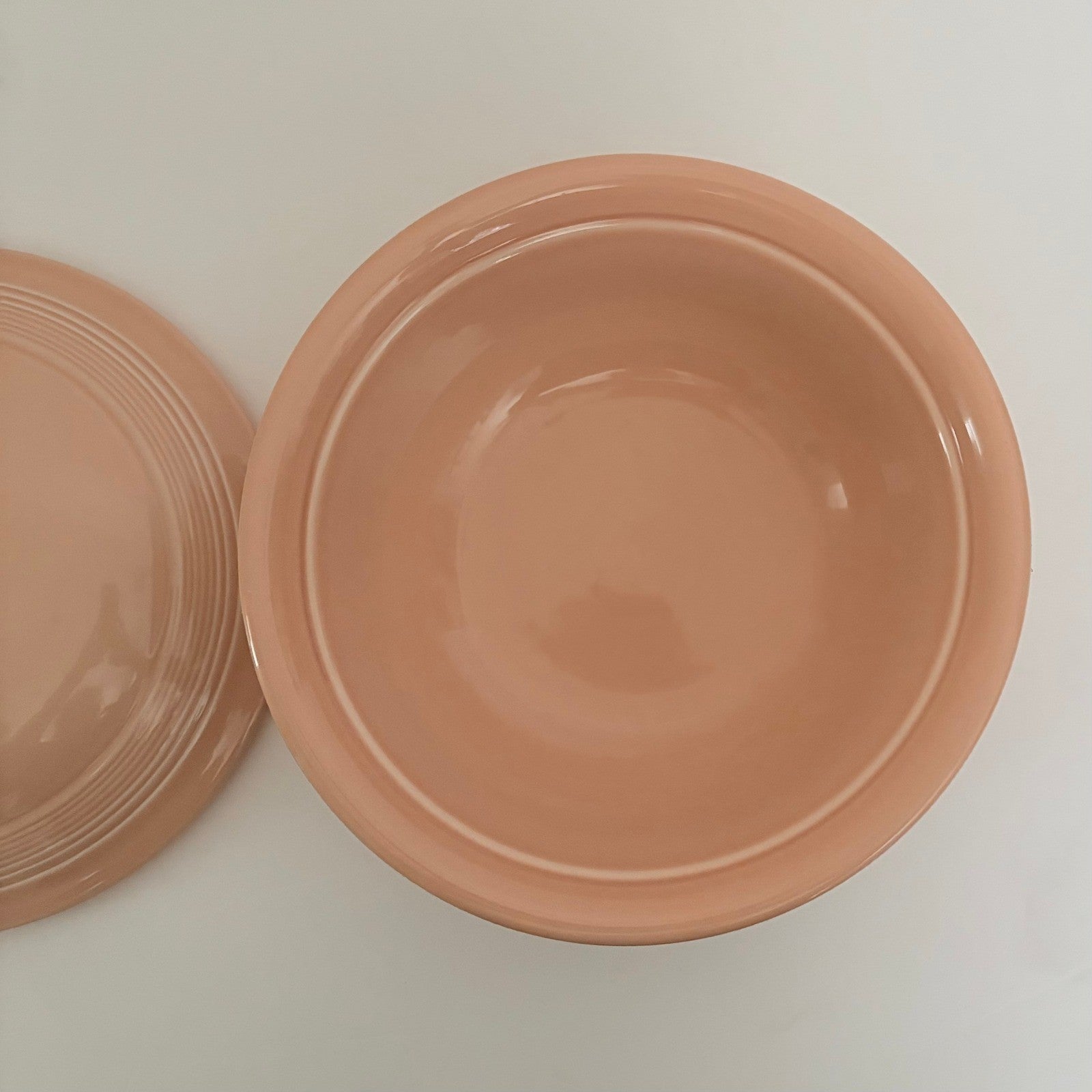 Vintage FIESTA Apricot Covered Lidded Casserole Homer Laughlin Ceramic Made USA