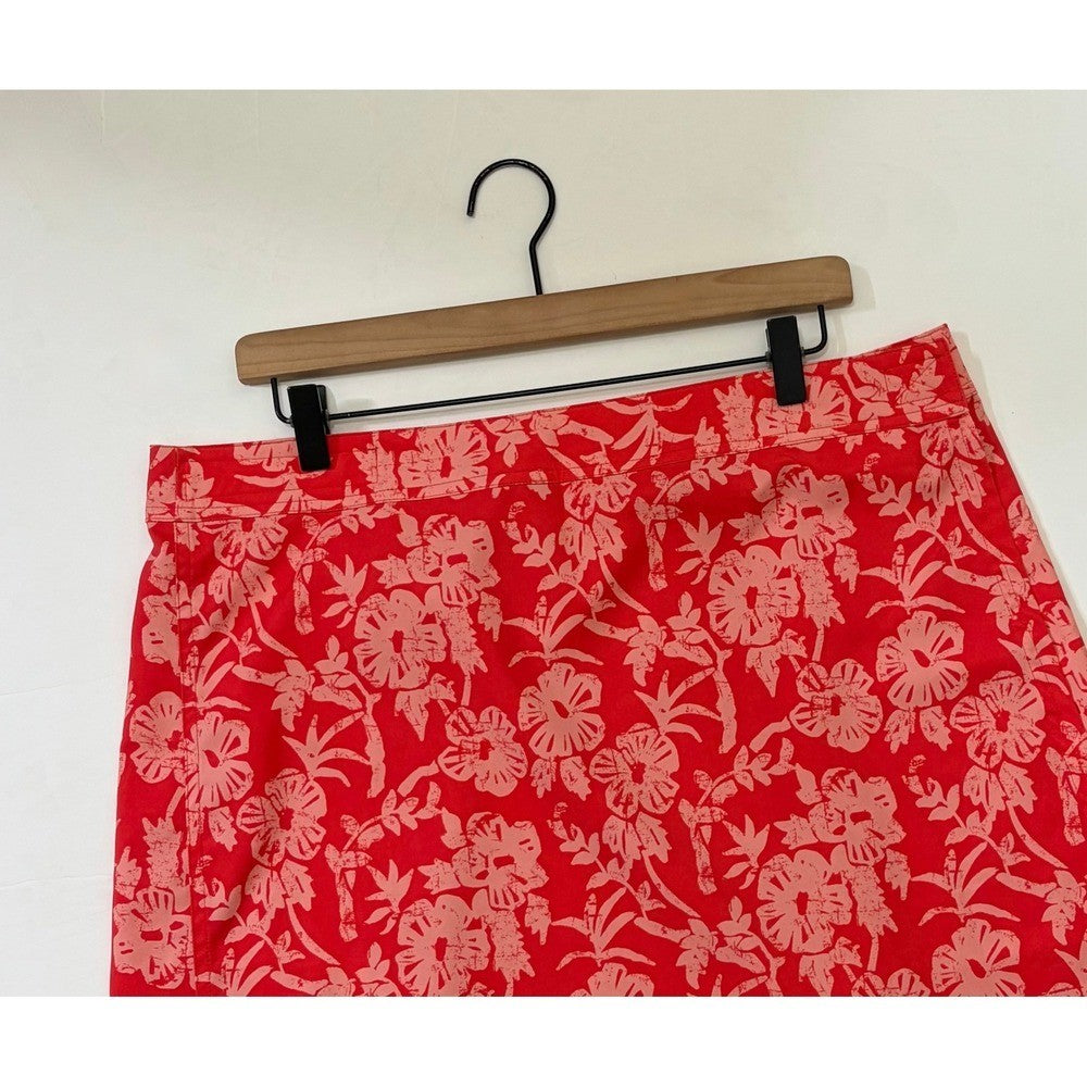 RIPSKIRT Hawaii Rip Skirt Length 2 Wrap Skirt Pink Floral Hibiscus X-Large