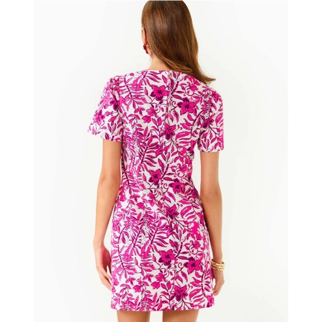NWT!! LILLY PULITZER Mila Short Sleeve Elderflower Blossom Lil Escape Plan 4