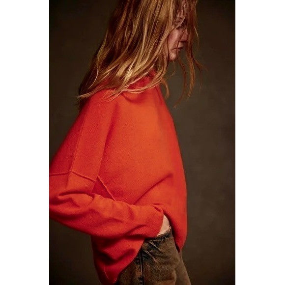 FREE PEOPLE Cashmere Mila Sweater Crew Neck Pullover Knit Oversized X-Large