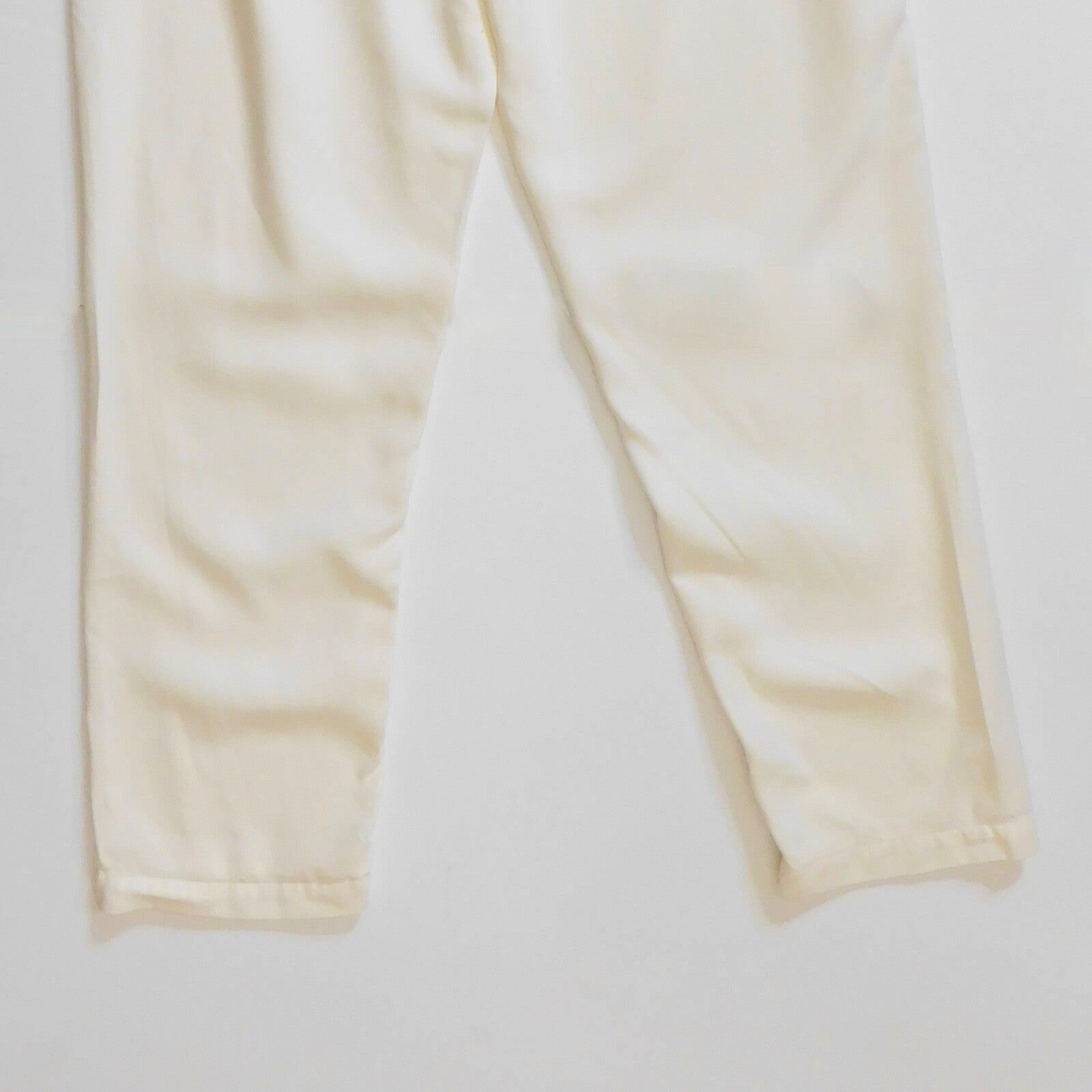 NWT!! ANTHROPOLOGIE Scout Tapered Slim Pants Natural Off White Pockets Size 32