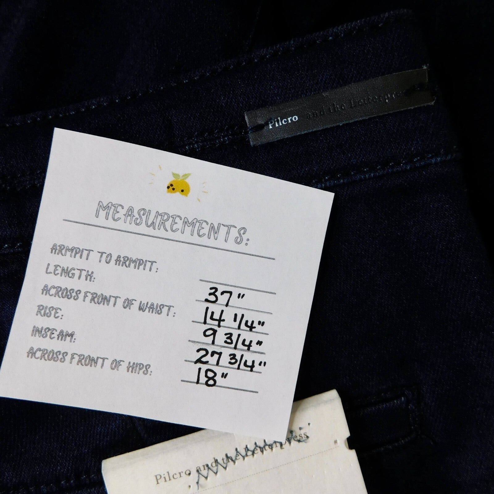 NWT!! ANTHROPOLOGIE Pilcro Slit-Front Skinny Jeans Stretch Dark Wash Size 27