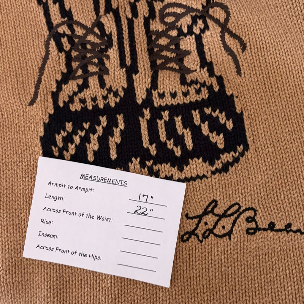 NWT!! FREE PEOPLE x L.L. BEAN Cotton Rollneck Sweater Hiking Boots X-Small