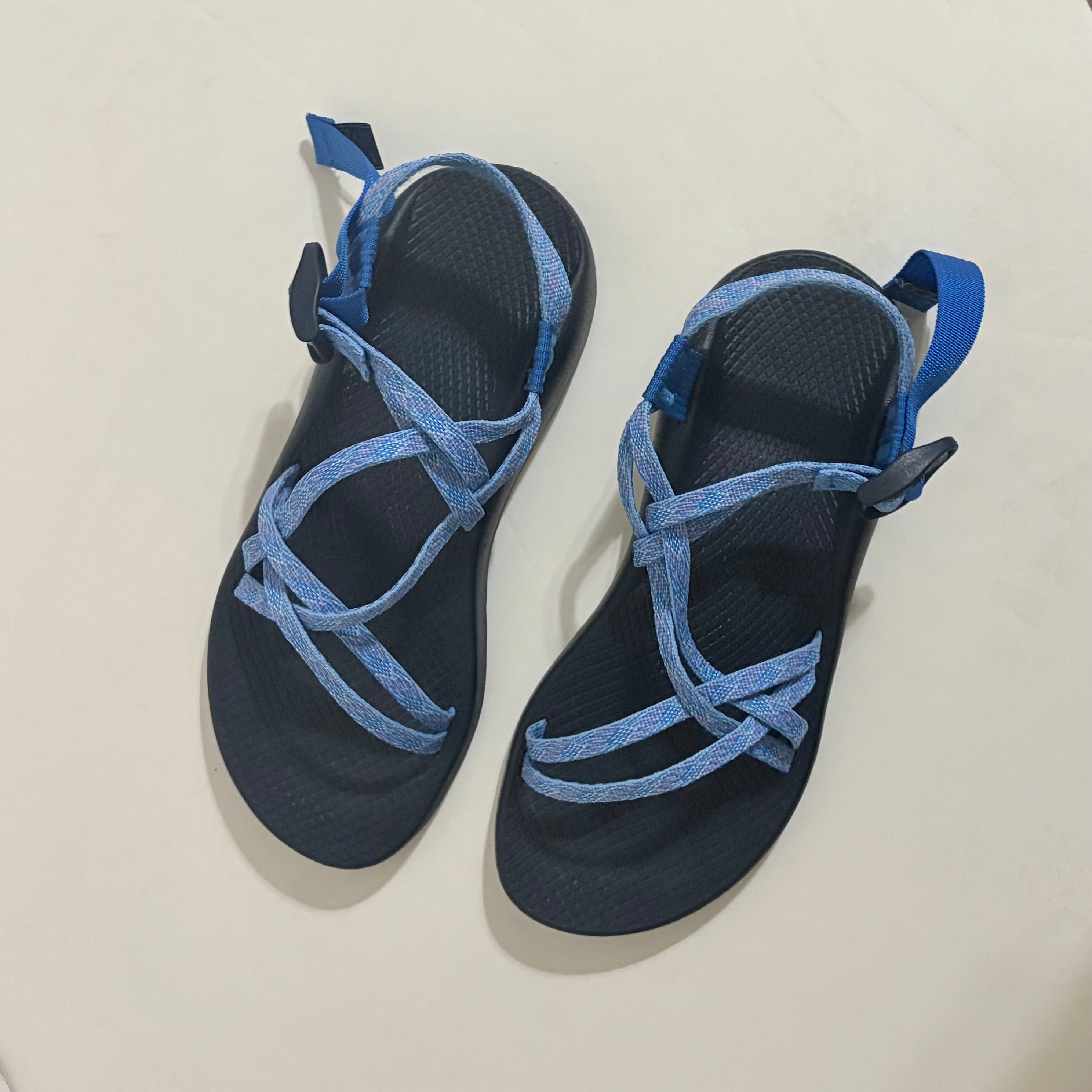 Women's CHACO ZX1 Classic Sport Sandal Braid Blue Strappy Outdoors Active Size 9