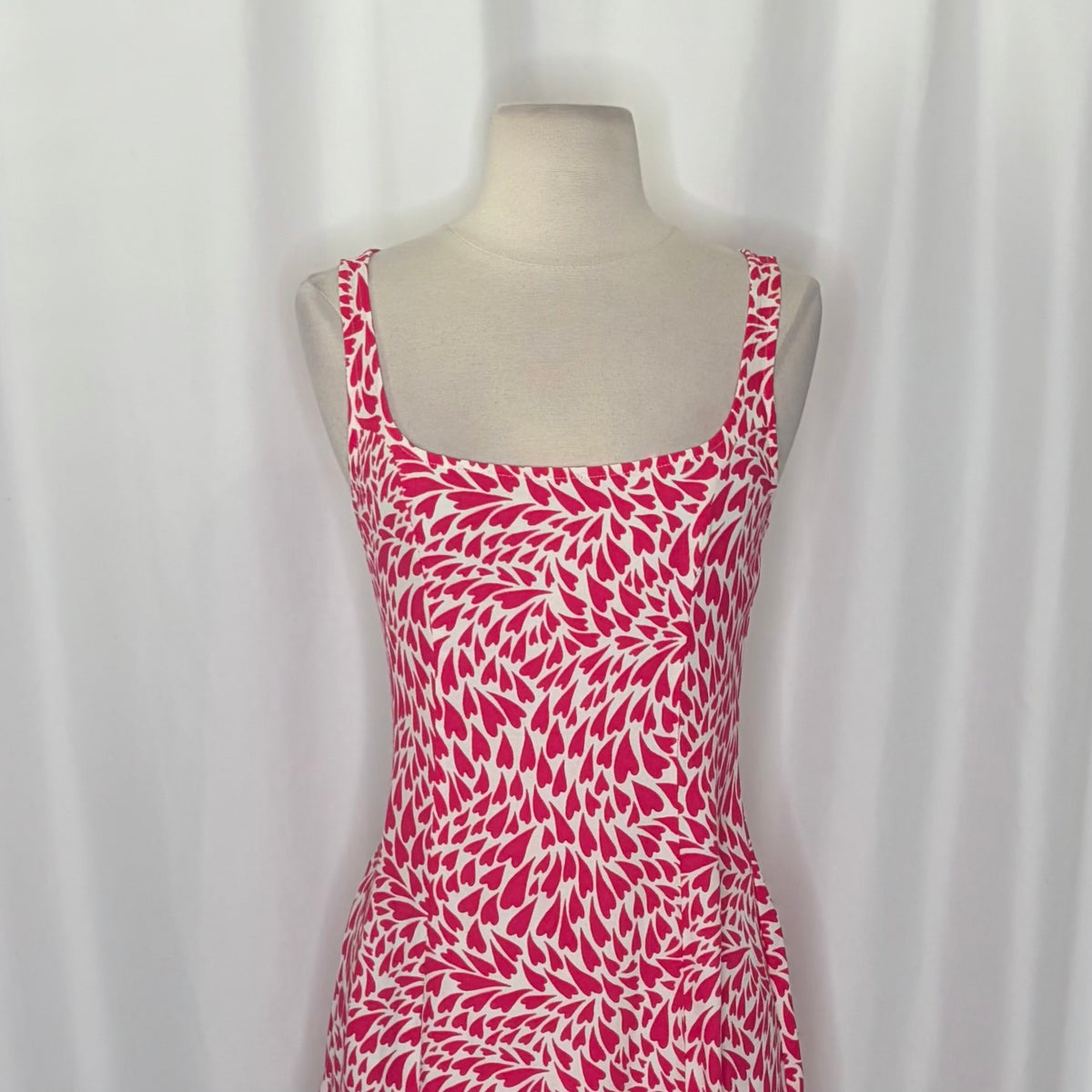 Reformation Noha Amore Heart Print Mini Dress Size 2