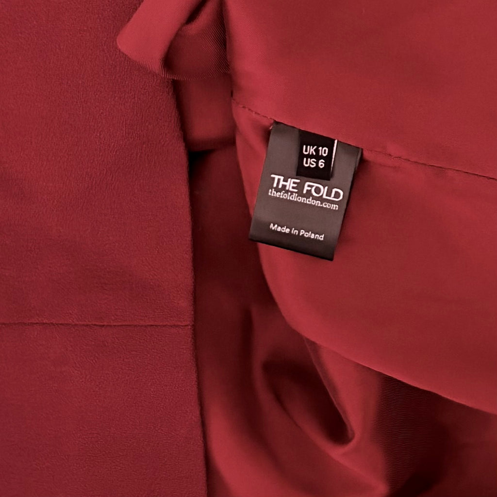 The Fold Farringdon Virgin Wool Blend Dress US 6