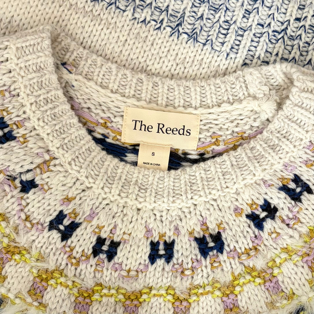 J.Crew x The Reeds Fair Isle Wool Blend Sweater Small
