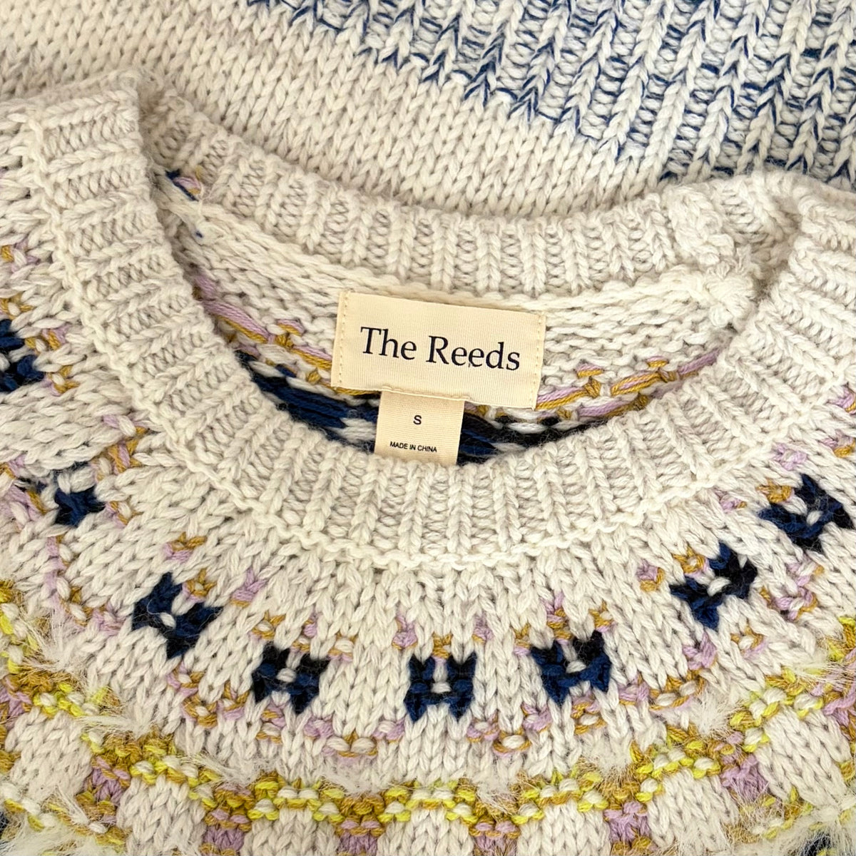 J.Crew x The Reeds Fair Isle Wool Blend Sweater Small