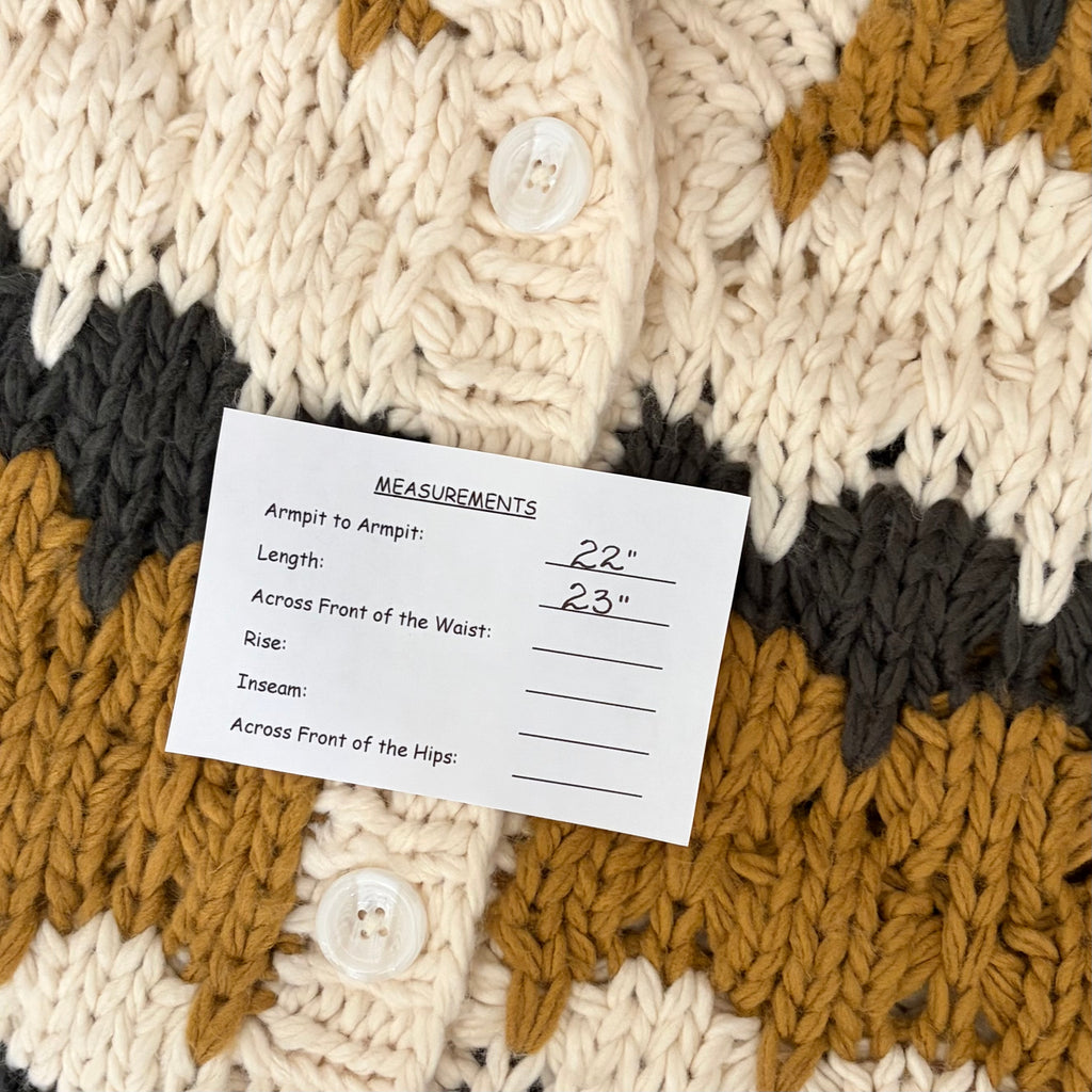 Chicwish Color Block Chunky Knit Cardigan M/L