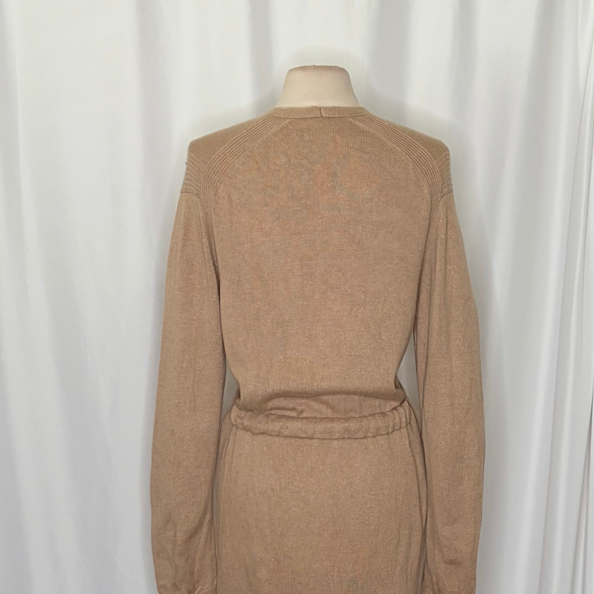Vince Cashmere Wool Tie Waist Sweater Dress Medium