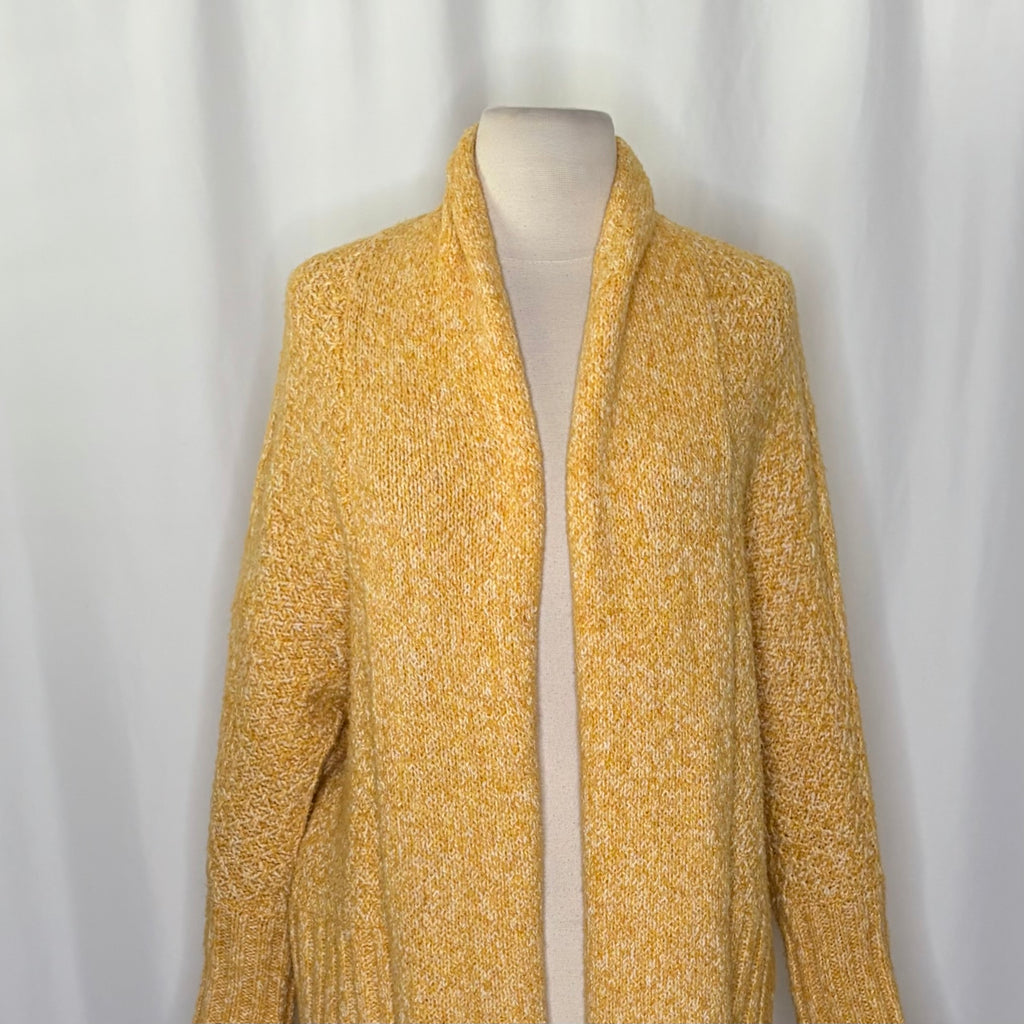 Anthropologie ANGEL OF THE NORTH Chauvet Alpaca Cardigan Yellow XX-Small Petite
