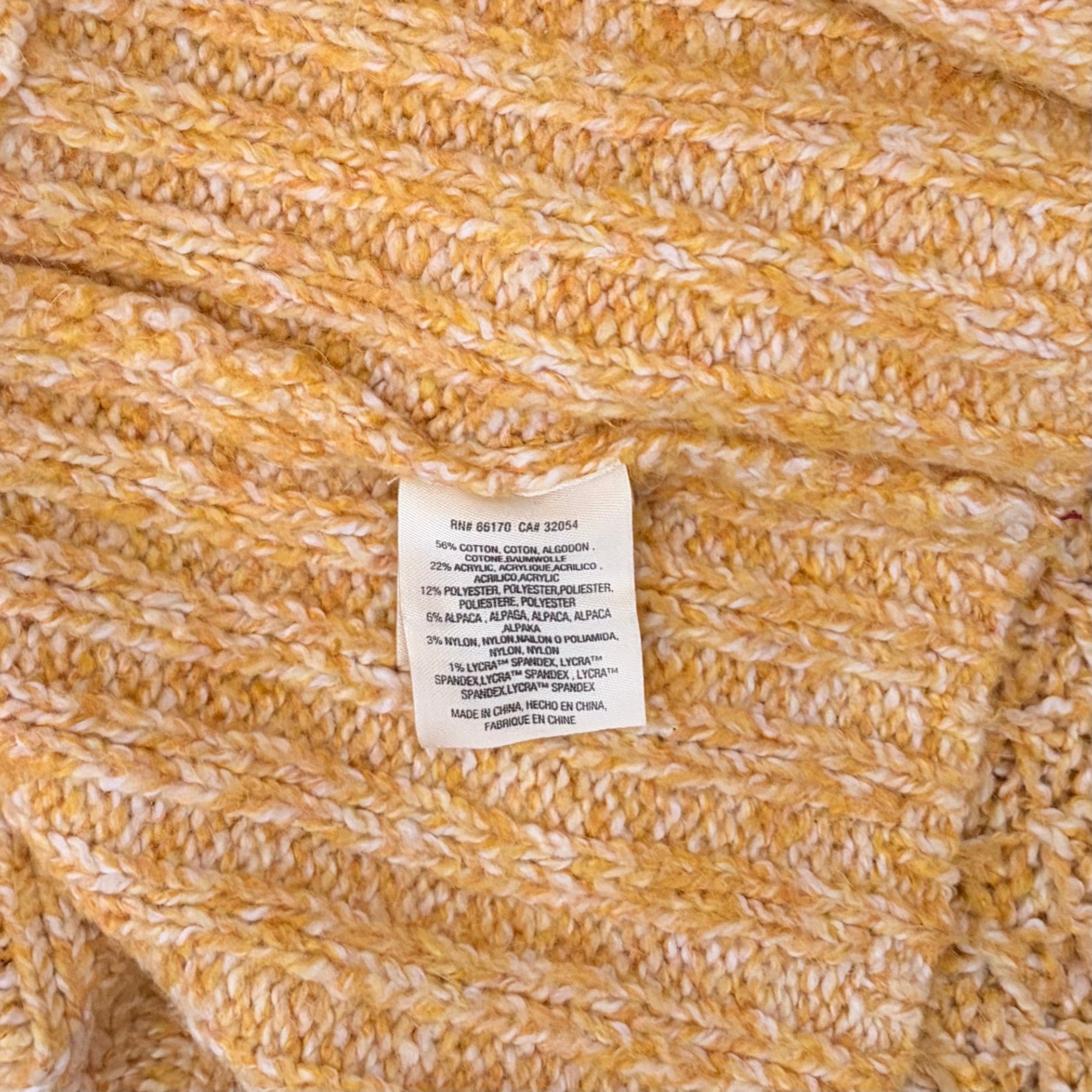 Anthropologie ANGEL OF THE NORTH Chauvet Alpaca Cardigan Yellow XX-Small Petite