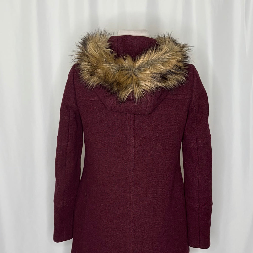 J.Crew J. CREW Chateau Parka Italian Wool Stadium Cloth Nello Gori Size 00