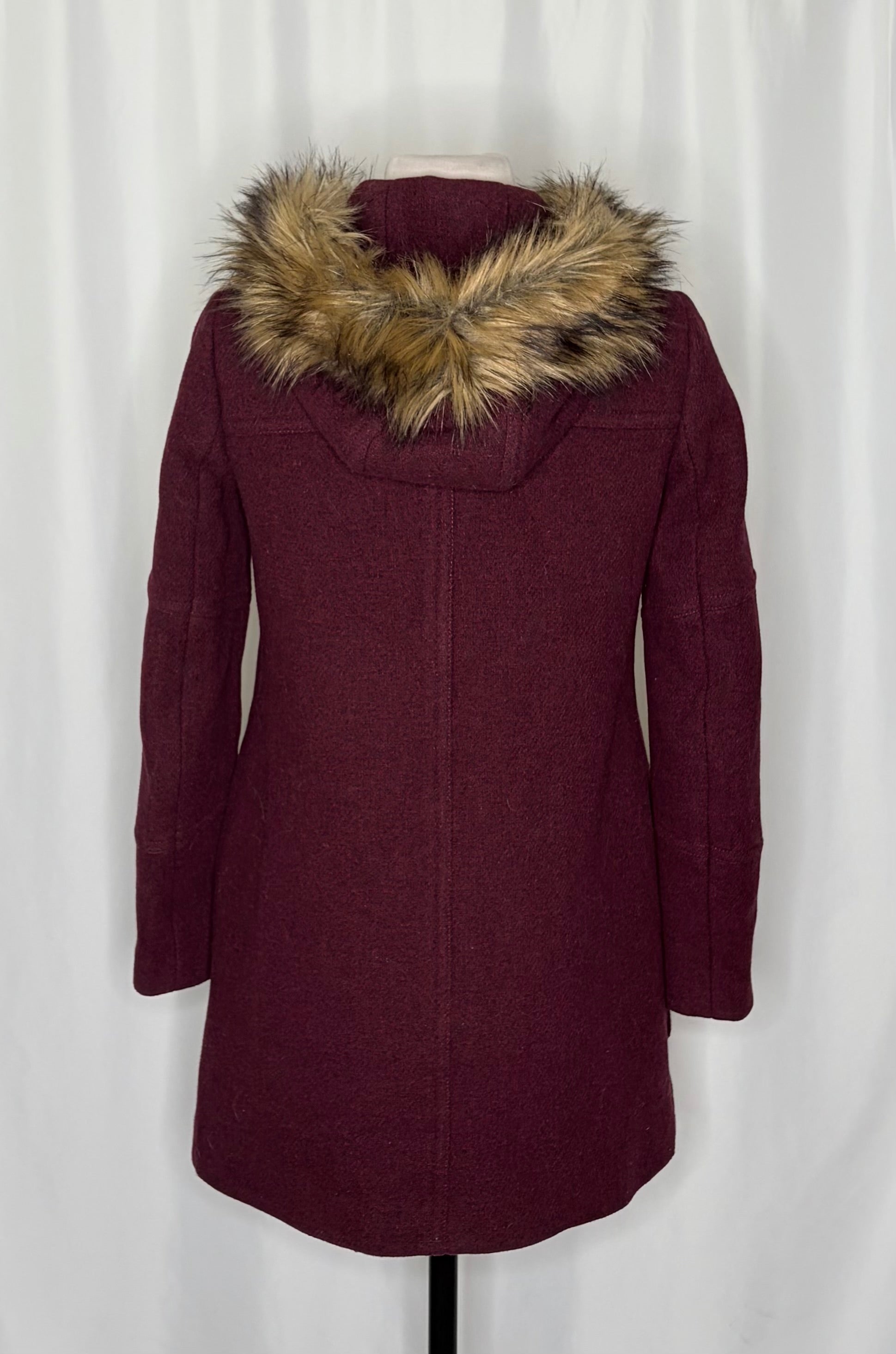 J.Crew J. CREW Chateau Parka Italian Wool Stadium Cloth Nello Gori Size 00
