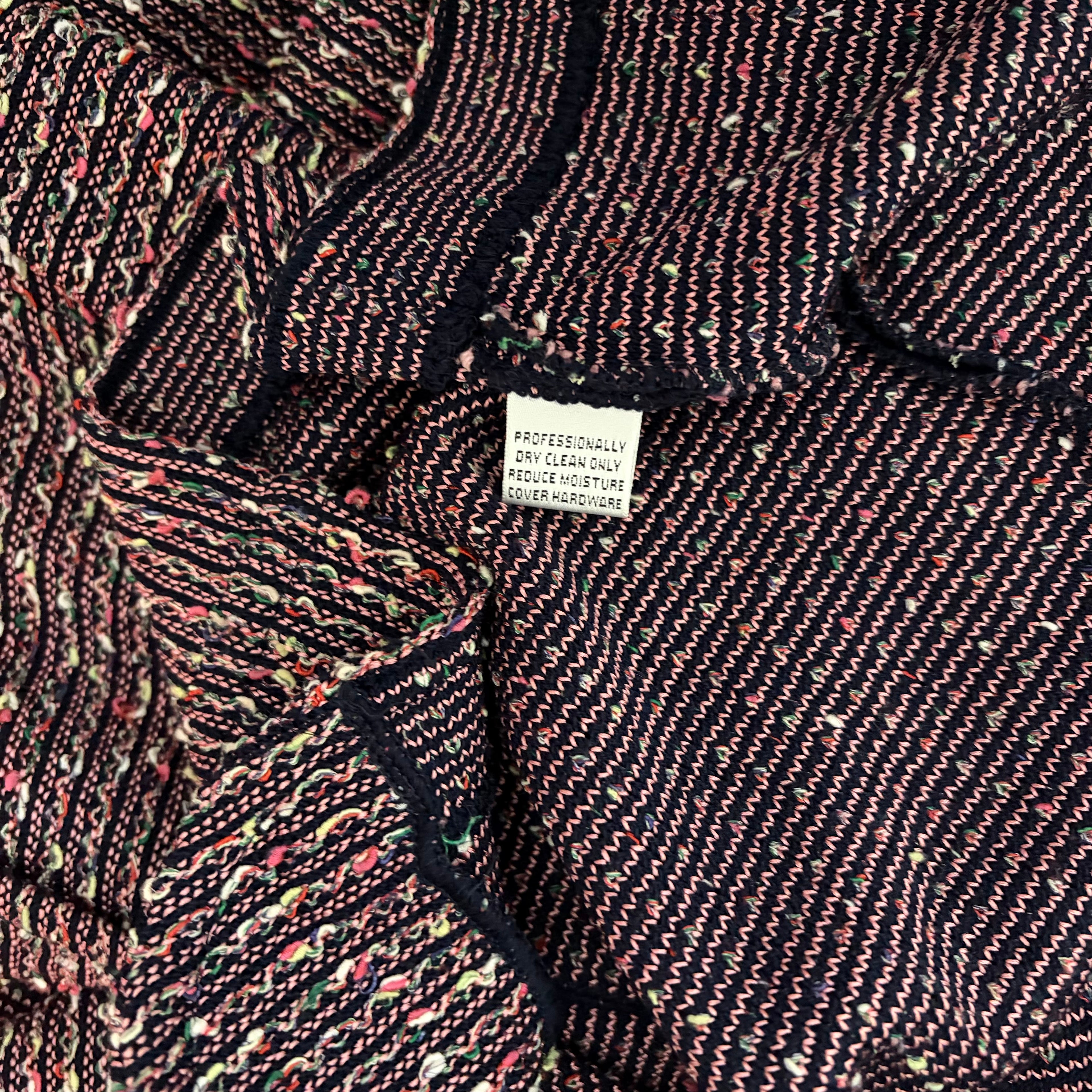 ST. JOHN Collection Textured Knit Blazer Jacket Nubby Knitwear Office Size 12