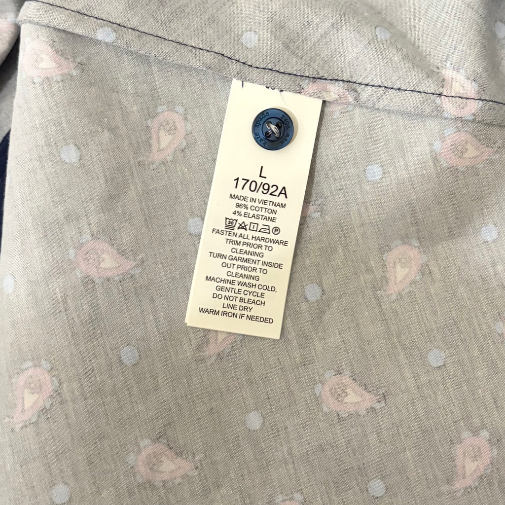 KATE SPADE New York Paisley Foulard Millie Dress Blue Purple Print Pockets Large
