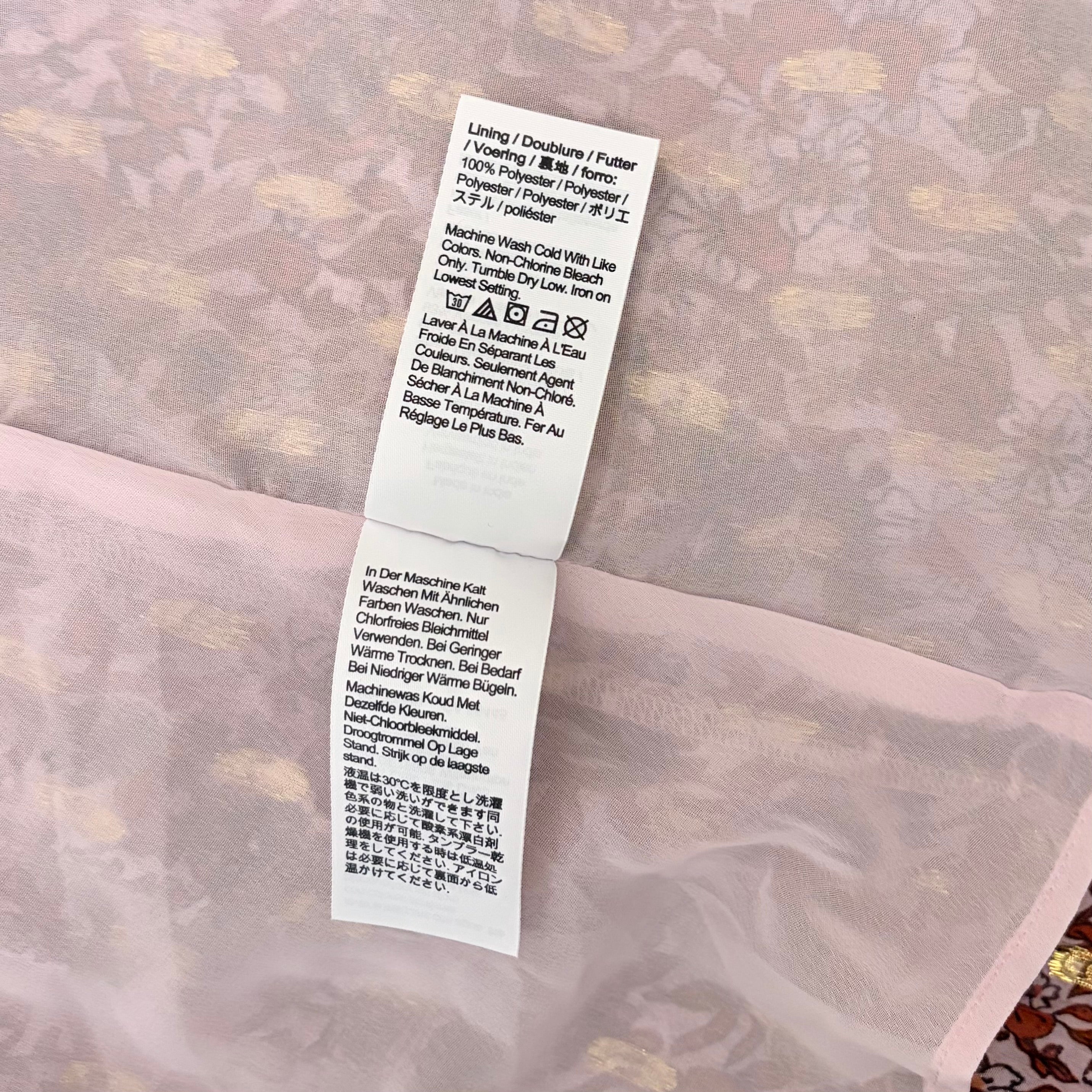 J. CREW Collection Bouquet Floral Clip-Dot Cutout Maxi Dress Metallic Size 6