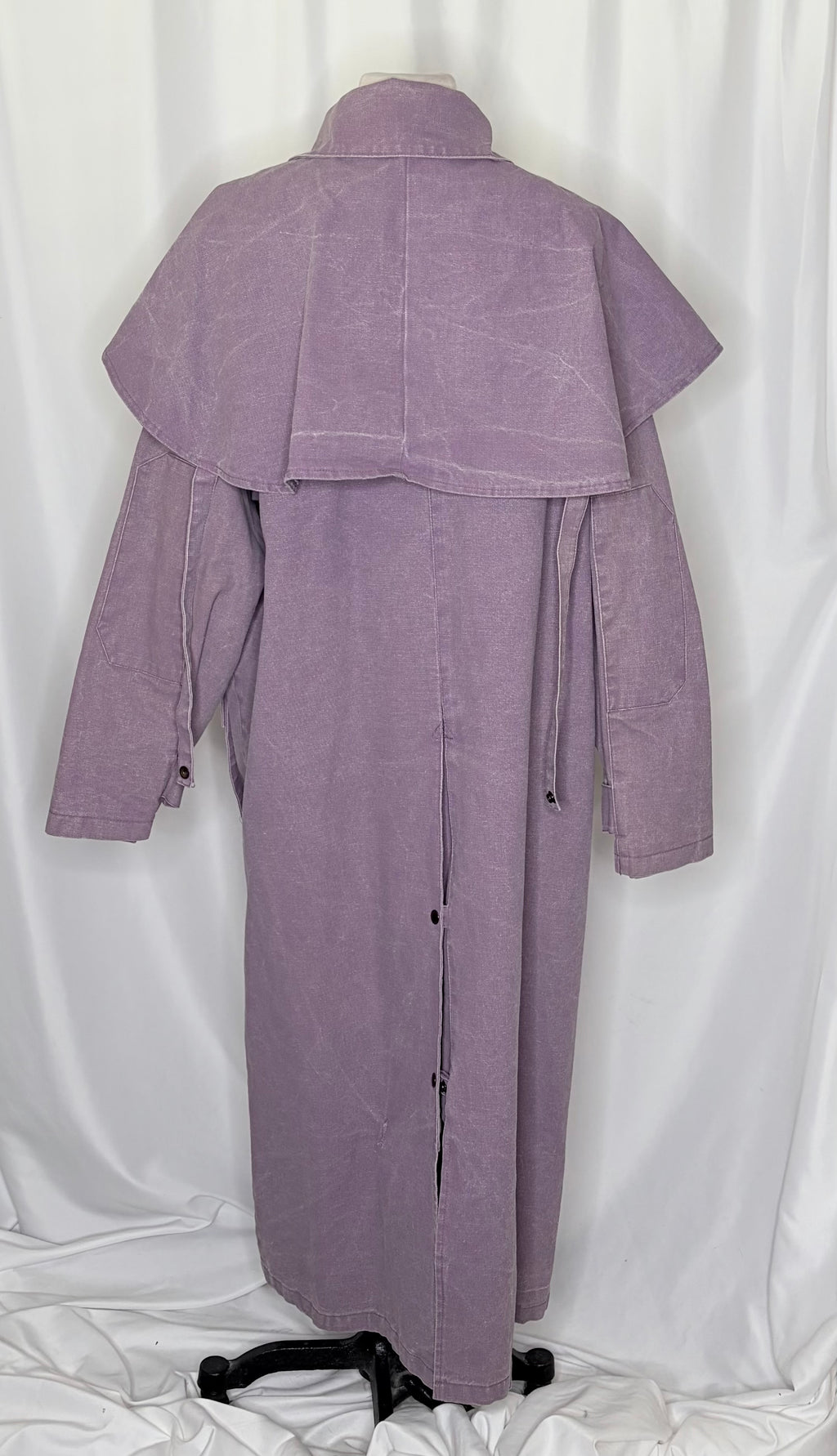 Vintage AUSTRALIAN OUTBACK COLLECTION Canvas Coat Made in Canada Purple Medium