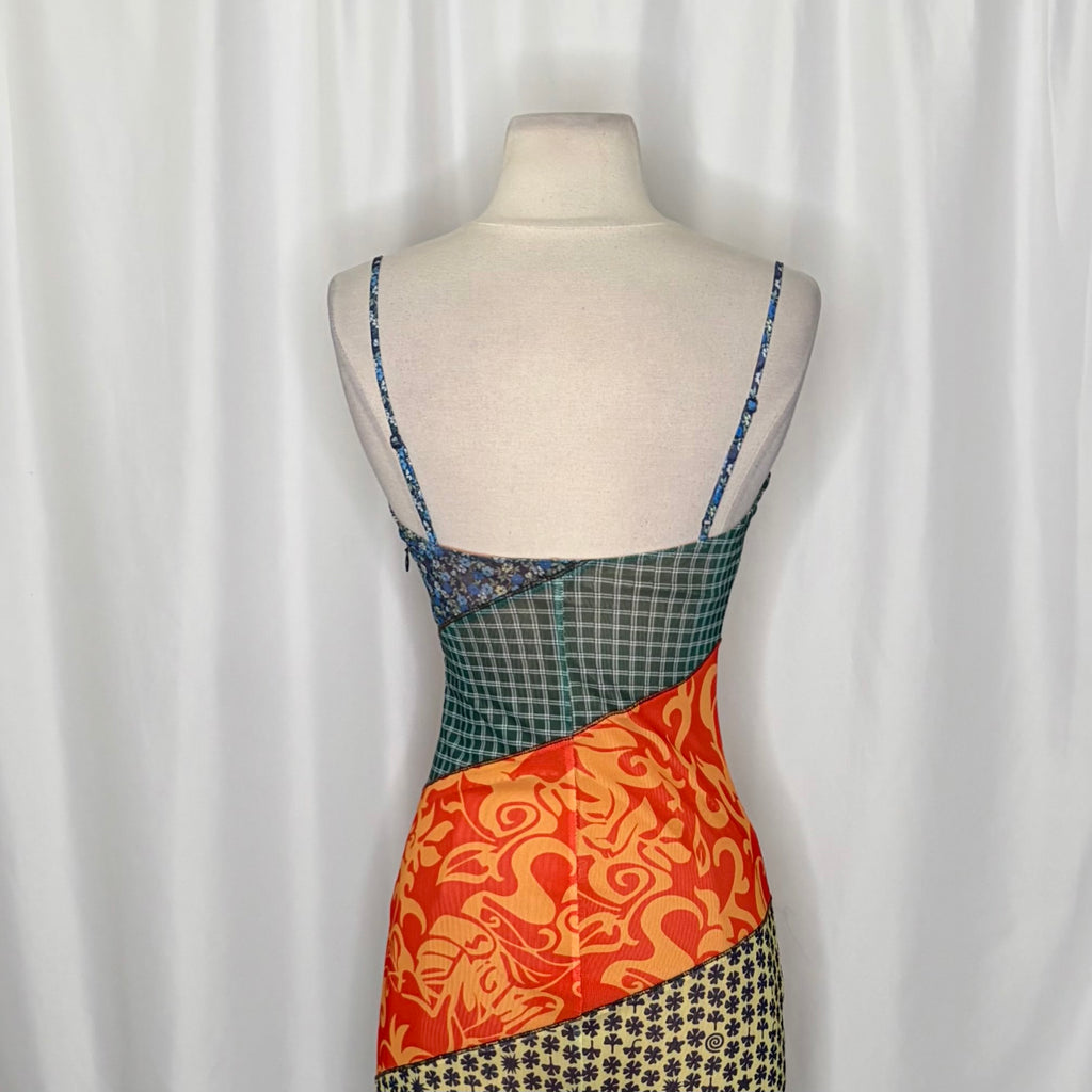 MIAOU x Paloma Elsesser Thais Patchwork Maxi Dress Sweet Legend Vacation X-Small