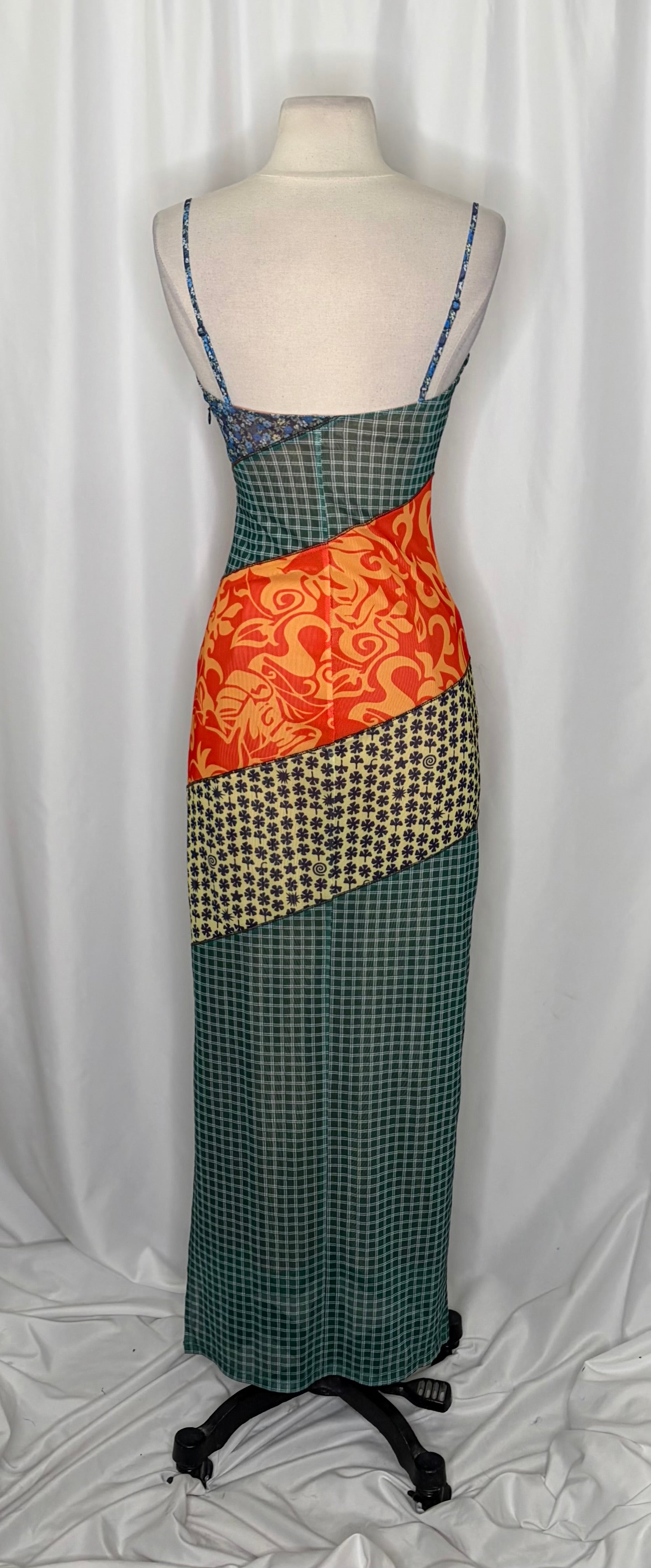 MIAOU x Paloma Elsesser Thais Patchwork Maxi Dress Sweet Legend Vacation X-Small