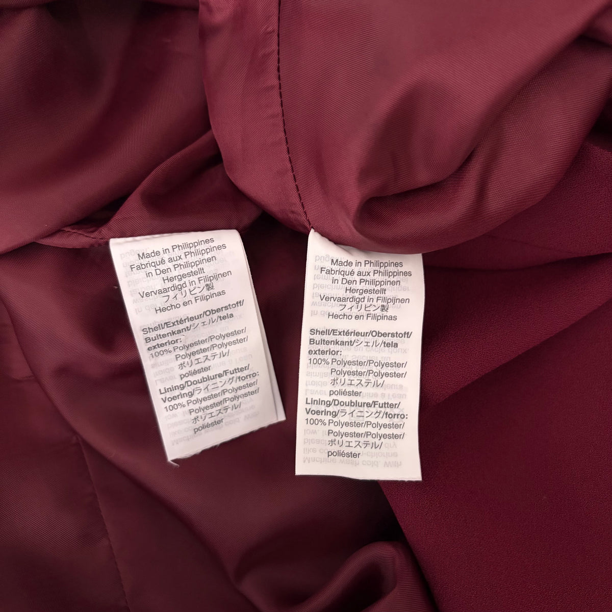 J. CREW 365 Crepe Cropped Top Pencil Skirt 2 Piece Set Skirt Burgundy Size 0