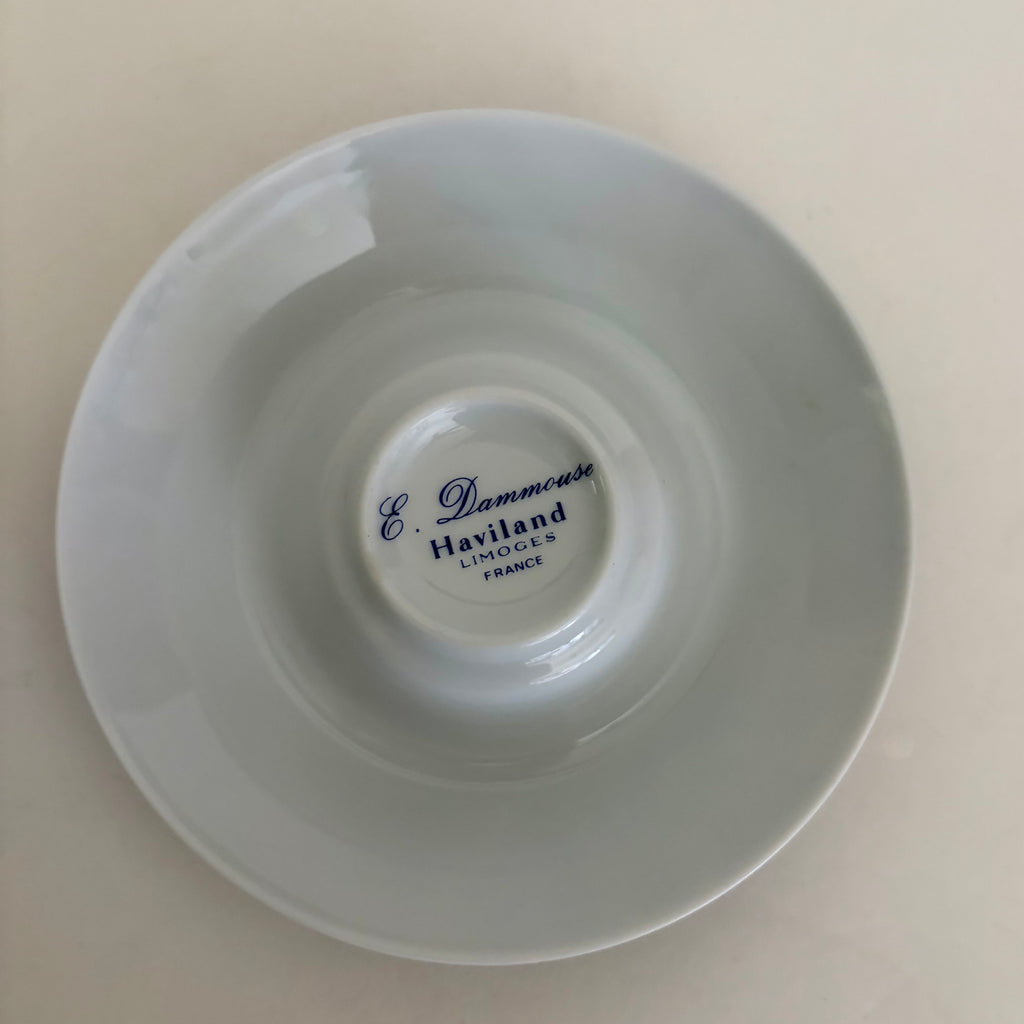 HAVILAND Limoges Dammouse Porcelain Lithophane Tea Light Candle Holder France