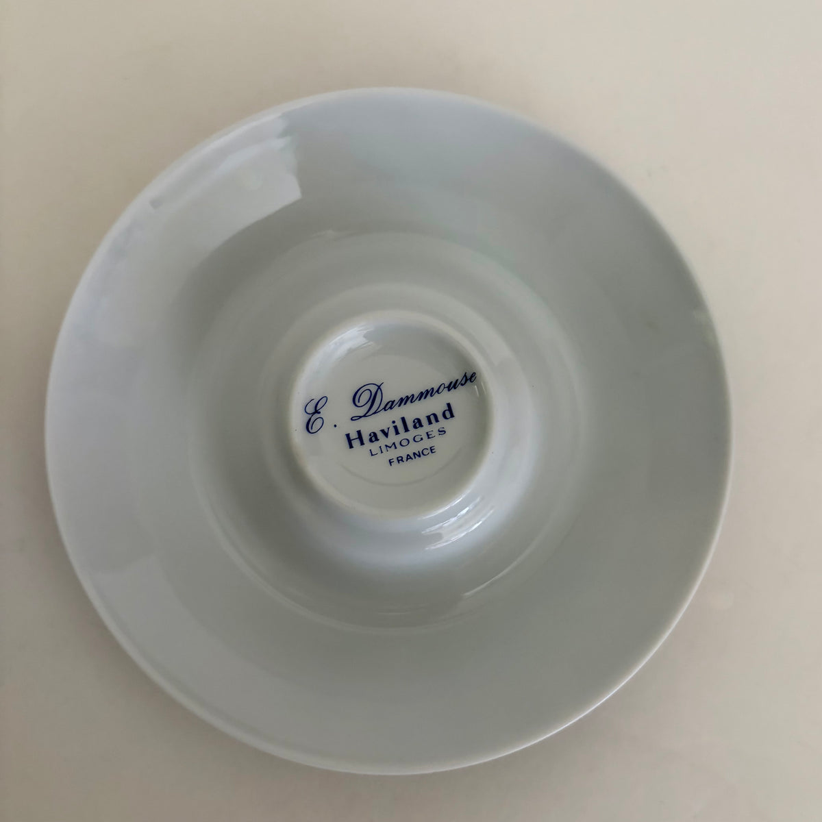HAVILAND Limoges Dammouse Porcelain Lithophane Tea Light Candle Holder France