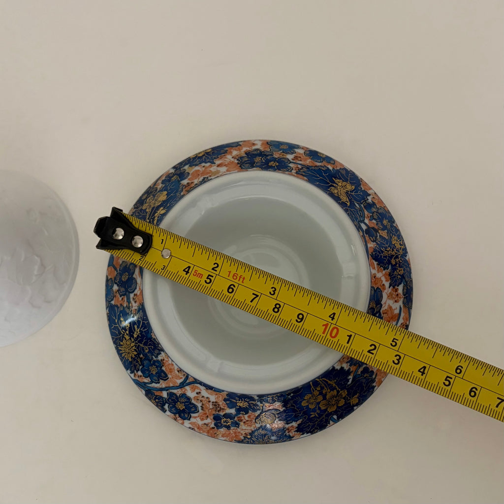 HAVILAND Limoges Dammouse Porcelain Lithophane Tea Light Candle Holder France