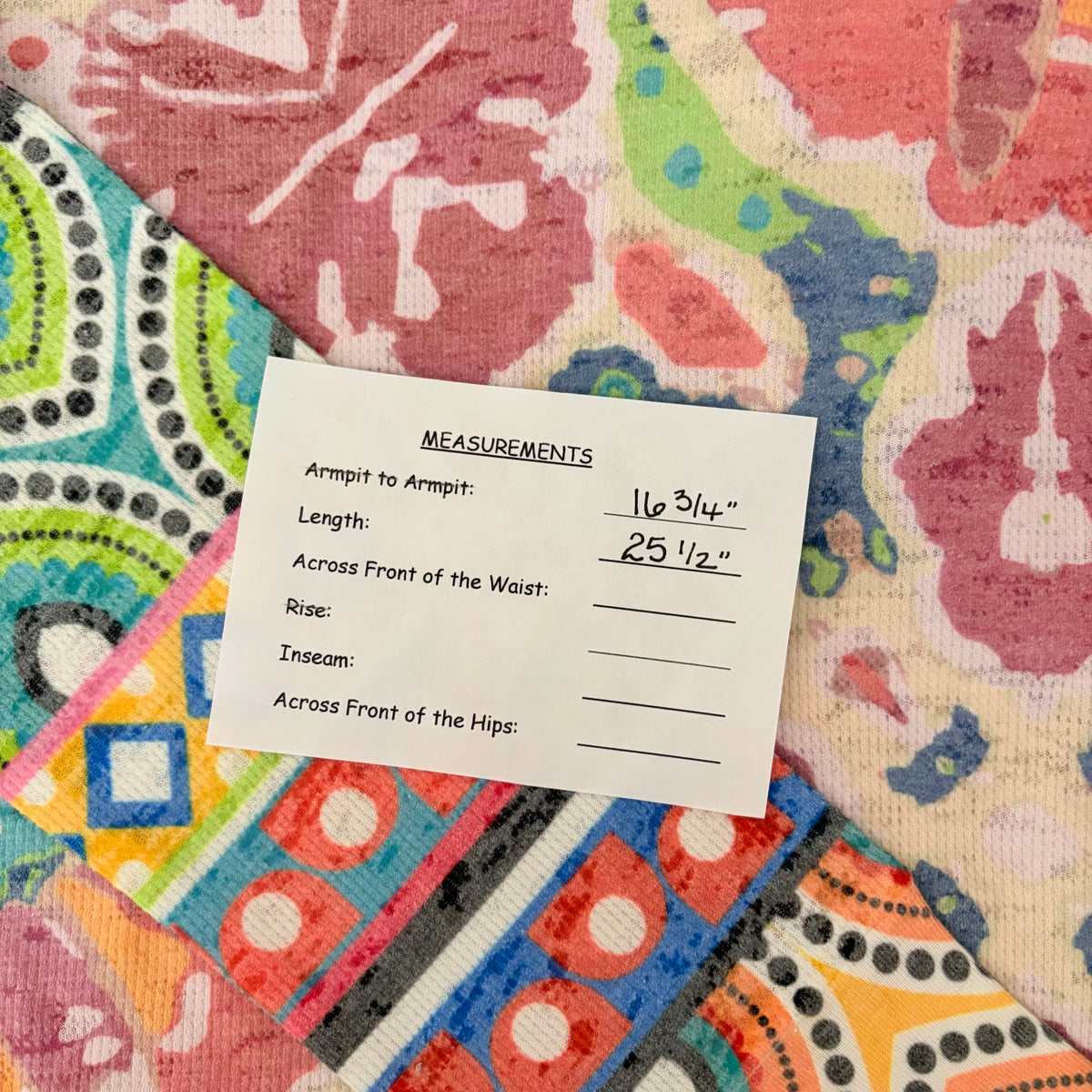 Sundance BEFORE + AGAIN Boho Floral Mixed Print Thermal Top Small Made in USA