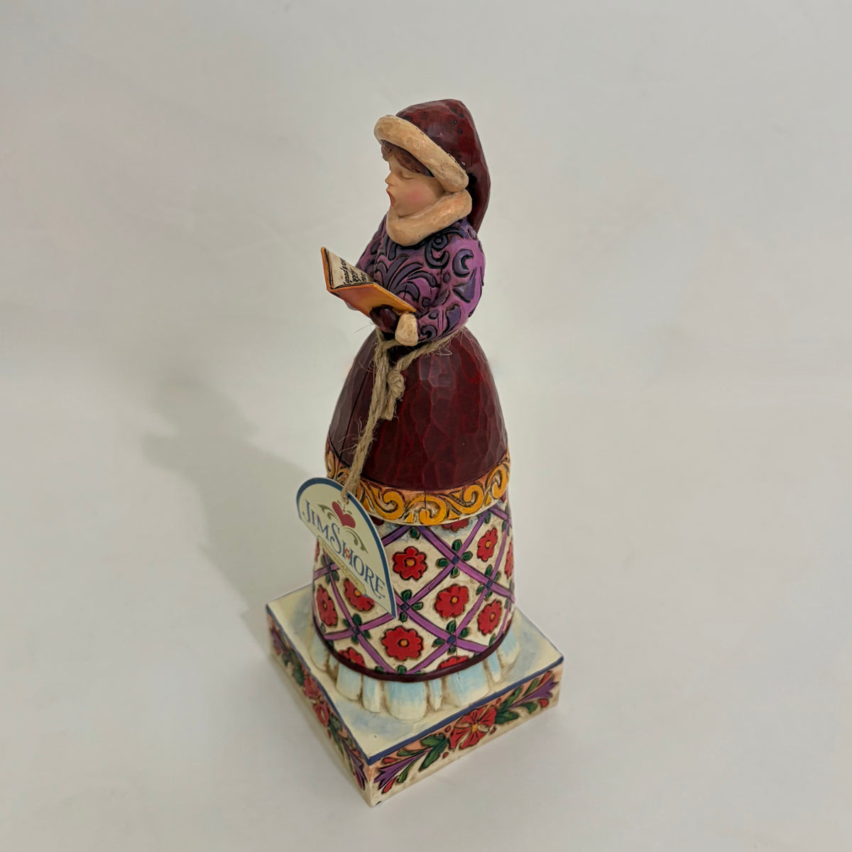 NWT!! JIM SHORE Heartwood Creek Girl Caroler 2006 Christmas Figurine Vintage