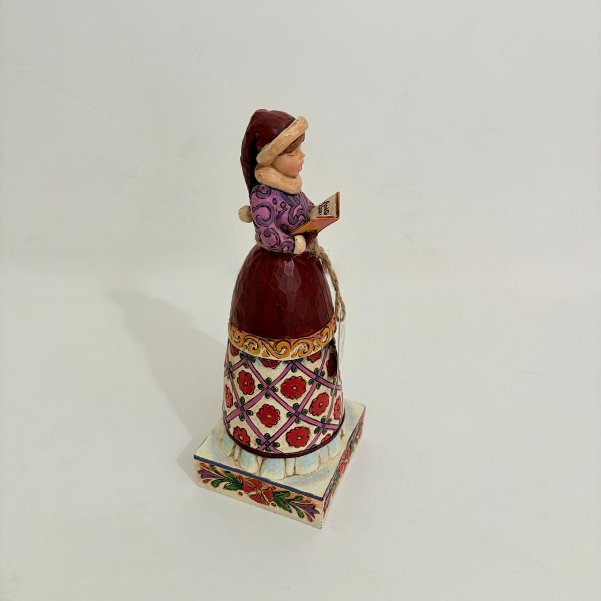 NWT!! JIM SHORE Heartwood Creek Girl Caroler 2006 Christmas Figurine Vintage