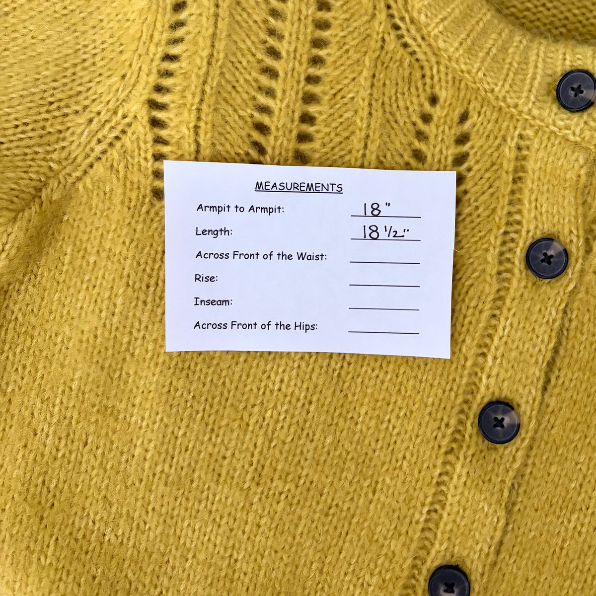 EVERLANE Pointelle Cardigan Cloud Merino Wool Alpaca Puff Sleeve Yellow X-Small