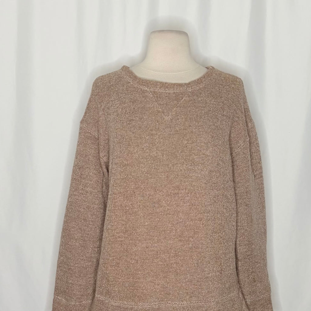 Anthropologie CP SHADES Pam Cotton Wool Sweatshirt Sweater Brown XS Made USA