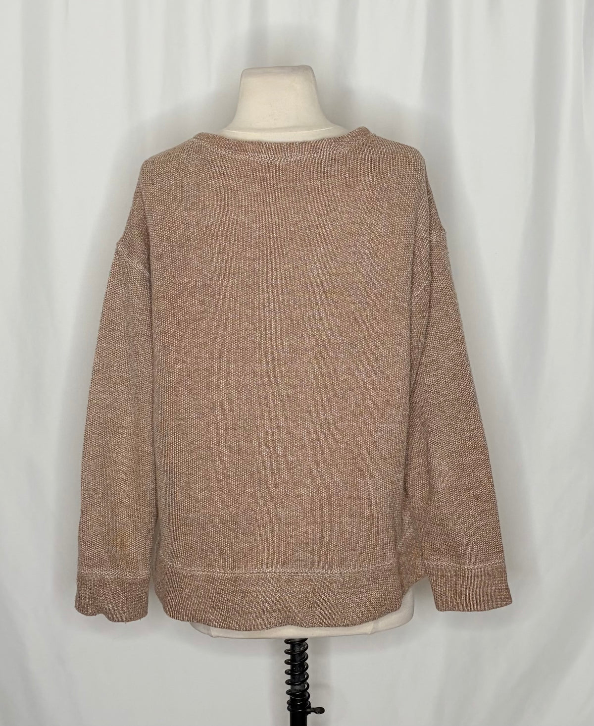 Anthropologie CP SHADES Pam Cotton Wool Sweatshirt Sweater Brown XS Made USA
