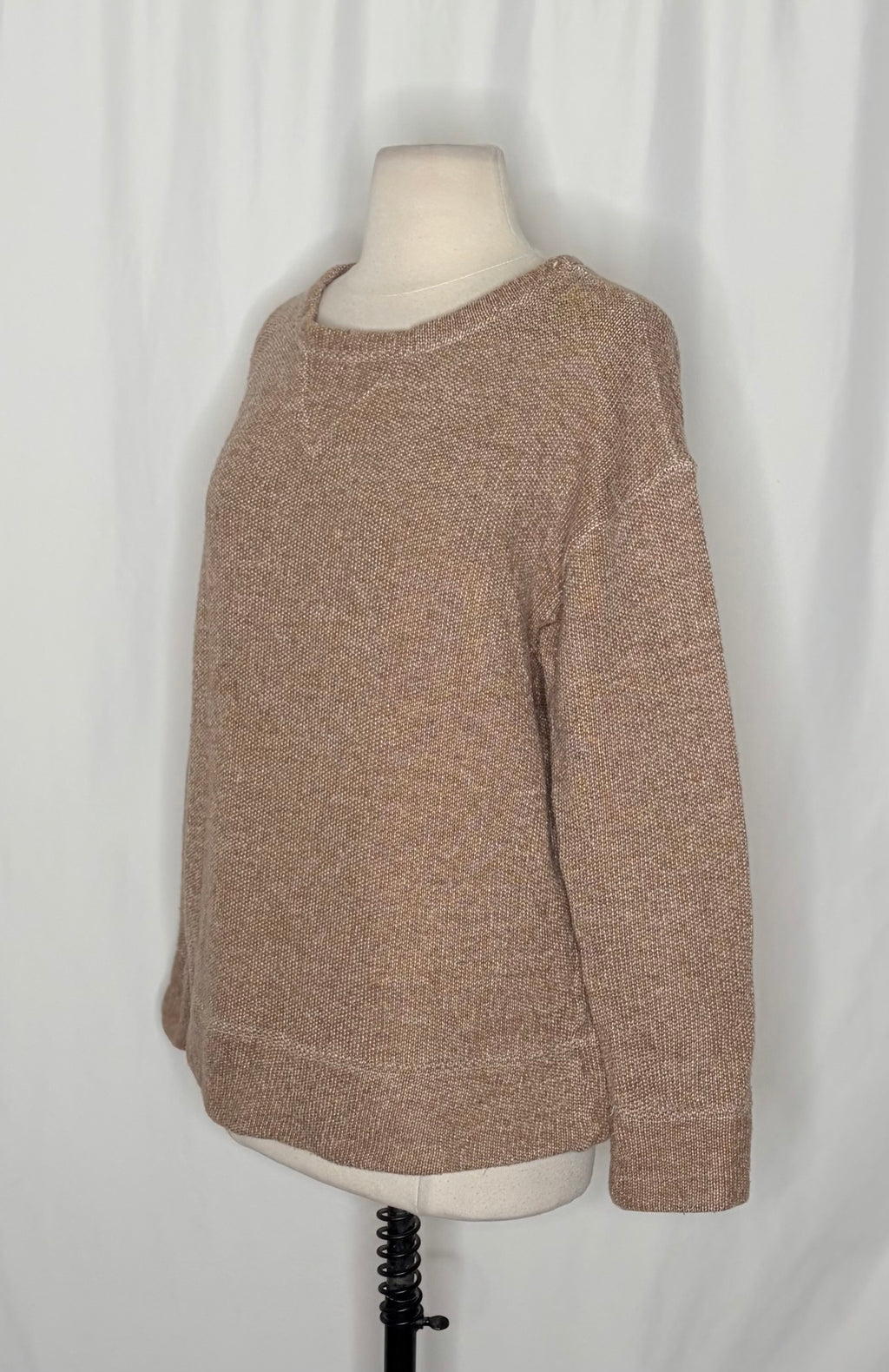 Anthropologie CP SHADES Pam Cotton Wool Sweatshirt Sweater Brown XS Made USA