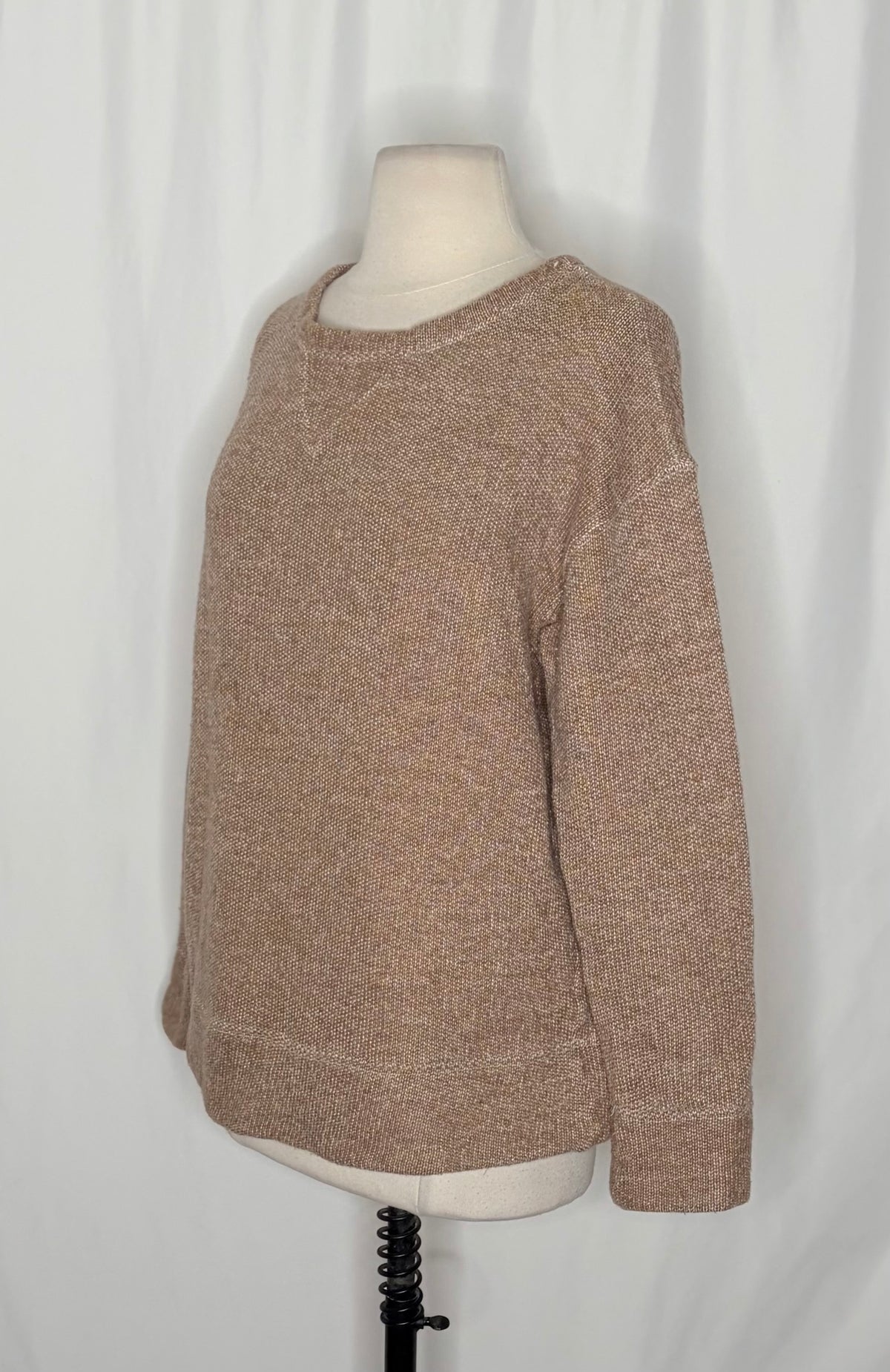 Anthropologie CP SHADES Pam Cotton Wool Sweatshirt Sweater Brown XS Made USA