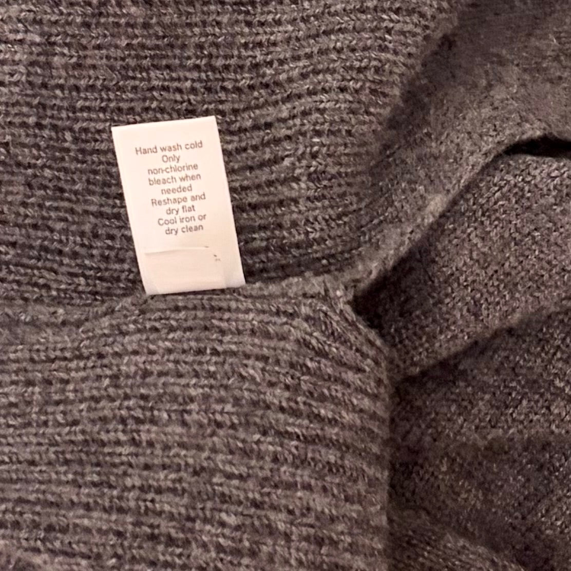 ATHLETA Spirit Wool Cashmere Wrap Cardigan Gray Longline Duster Pockets Small