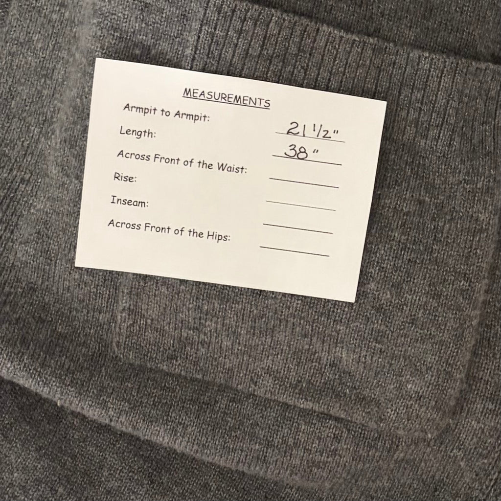 ATHLETA Spirit Wool Cashmere Wrap Cardigan Gray Longline Duster Pockets Small