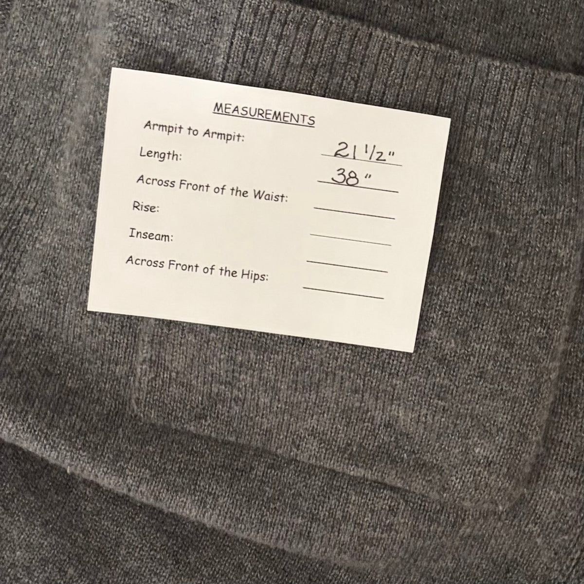 ATHLETA Spirit Wool Cashmere Wrap Cardigan Gray Longline Duster Pockets Small